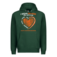 Sports Green i wear orange for my mom ms multiple sclerosis awareness t shirt Premium Hoodie - linhVisuals