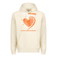 Tofu i wear orange for my mom ms multiple sclerosis awareness t shirt Premium Hoodie - linhVisuals