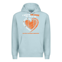 Blue Mist i wear orange for my mom ms multiple sclerosis awareness t shirt Premium Hoodie - linhVisuals