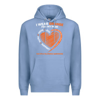 Colony Blue i wear orange for my mom ms multiple sclerosis awareness t shirt Premium Hoodie - linhVisuals