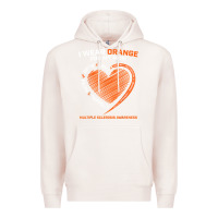 Pale Pink i wear orange for my mom ms multiple sclerosis awareness t shirt Premium Hoodie - linhVisuals