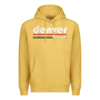 Antique Gold denver colorado vintage 70's 80's retro style men women t shirt Premium Hoodie - linhVisuals