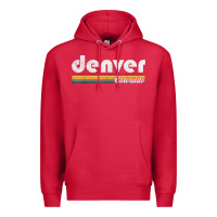 Cardinal denver colorado vintage 70's 80's retro style men women t shirt Premium Hoodie - linhVisuals