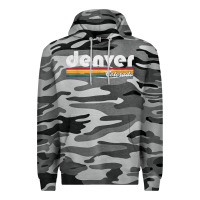 Slate Camo denver colorado vintage 70's 80's retro style men women t shirt Premium Hoodie - linhVisuals