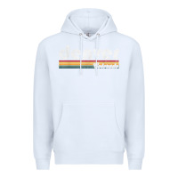 White denver colorado vintage 70's 80's retro style men women t shirt Premium Hoodie - linhVisuals