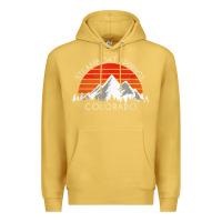 Antique Gold retro vintage steamboat springs colorado distressed t shirt Premium Hoodie - linhVisuals