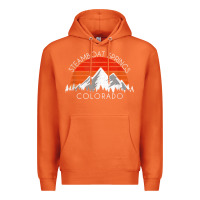 Carrot retro vintage steamboat springs colorado distressed t shirt Premium Hoodie - linhVisuals
