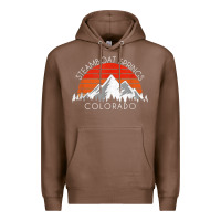 Chestnut retro vintage steamboat springs colorado distressed t shirt Premium Hoodie - linhVisuals