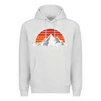 Dove Grey retro vintage steamboat springs colorado distressed t shirt Premium Hoodie - linhVisuals