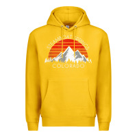 Lemon retro vintage steamboat springs colorado distressed t shirt Premium Hoodie - linhVisuals