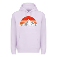 Lilac retro vintage steamboat springs colorado distressed t shirt Premium Hoodie - linhVisuals