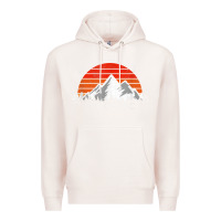 Pale Pink retro vintage steamboat springs colorado distressed t shirt Premium Hoodie - linhVisuals
