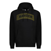 Black army ranger tab subdued infantry grunt pullover hoodie Premium Hoodie - linhVisuals