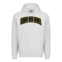 Dove Grey army ranger tab subdued infantry grunt pullover hoodie Premium Hoodie - linhVisuals