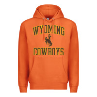 Carrot kids wyoming cowboys apparel gameday arch over cowboys t shirt Premium Hoodie - linhVisuals