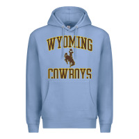 Colony Blue kids wyoming cowboys apparel gameday arch over cowboys t shirt Premium Hoodie - linhVisuals