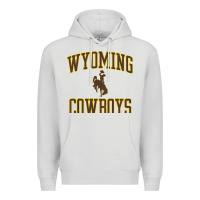 Dove Grey kids wyoming cowboys apparel gameday arch over cowboys t shirt Premium Hoodie - linhVisuals