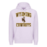 Lilac kids wyoming cowboys apparel gameday arch over cowboys t shirt Premium Hoodie - linhVisuals