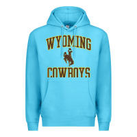 Ocean Blue kids wyoming cowboys apparel gameday arch over cowboys t shirt Premium Hoodie - linhVisuals