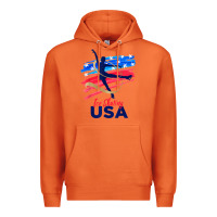 Carrot ice skating dance support the team tshirt usa flag t shirt Premium Hoodie - linhVisuals