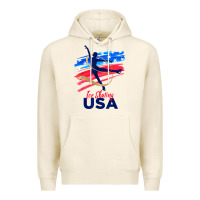 Tofu ice skating dance support the team tshirt usa flag t shirt Premium Hoodie - linhVisuals