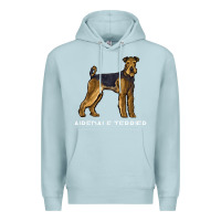 Blue Mist airedale terrier crazy dog lover sweatshirt Premium Hoodie - linhVisuals