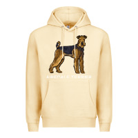 Pina Colada airedale terrier crazy dog lover sweatshirt Premium Hoodie - linhVisuals