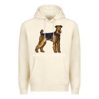 Sandshell airedale terrier crazy dog lover sweatshirt Premium Hoodie - linhVisuals