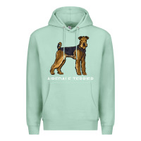 Seafoam airedale terrier crazy dog lover sweatshirt Premium Hoodie - linhVisuals