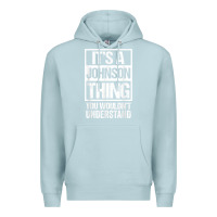 Blue Mist it's a johnson thing   you wouldn't understand   family name t shirt Premium Hoodie - linhVisuals