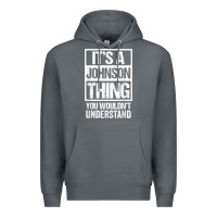 Rock it's a johnson thing   you wouldn't understand   family name t shirt Premium Hoodie - linhVisuals