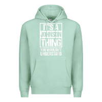 Seafoam it's a johnson thing   you wouldn't understand   family name t shirt Premium Hoodie - linhVisuals