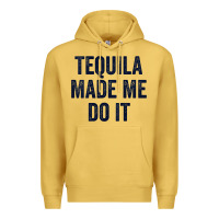 Antique Gold womens tequila made me do it tank tops for women summer drinking tank Premium Hoodie - linhVisuals