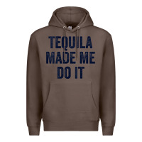 Coffee womens tequila made me do it tank tops for women summer drinking tank Premium Hoodie - linhVisuals