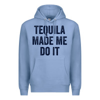 Colony Blue womens tequila made me do it tank tops for women summer drinking tank Premium Hoodie - linhVisuals