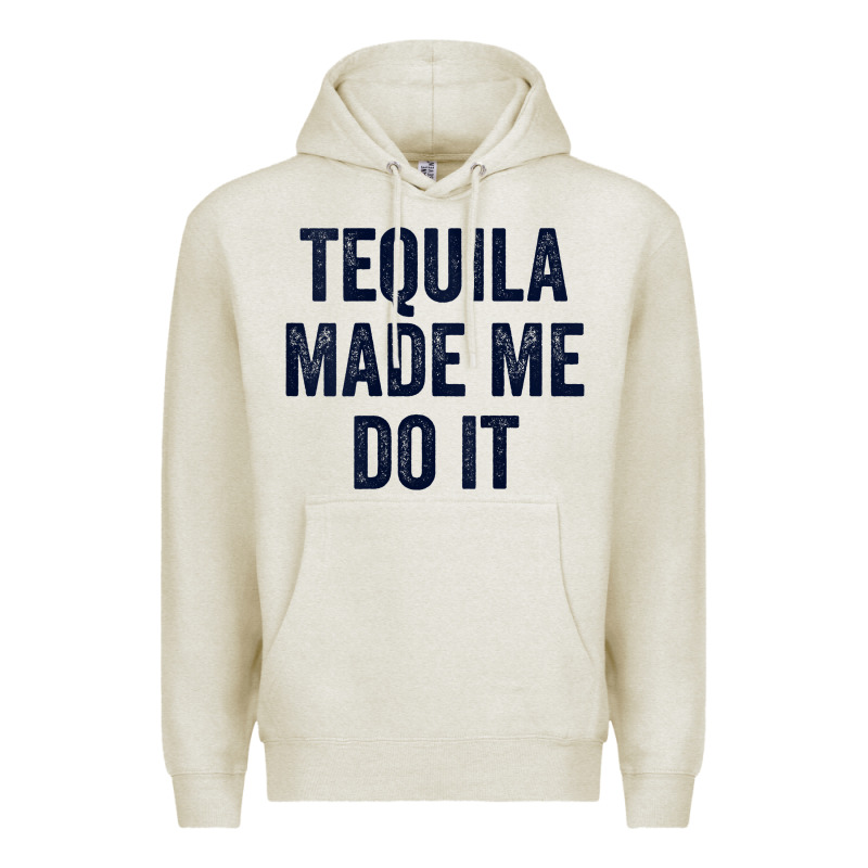 Womens Tequila Made Me Do It Tank Tops For Women Summer Drinking Tank Premium Hoodie by linhVisuals | Teevron