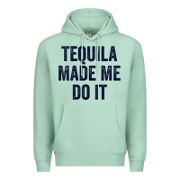 Seafoam womens tequila made me do it tank tops for women summer drinking tank Premium Hoodie - linhVisuals