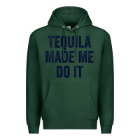 Sports Green womens tequila made me do it tank tops for women summer drinking tank Premium Hoodie - linhVisuals