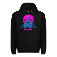 Black pink sun   official gunship t shirt Premium Hoodie - linhVisuals