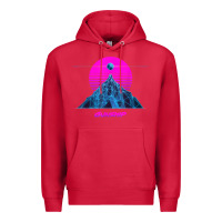 Cardinal pink sun   official gunship t shirt Premium Hoodie - linhVisuals