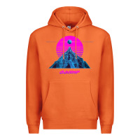 Carrot pink sun   official gunship t shirt Premium Hoodie - linhVisuals