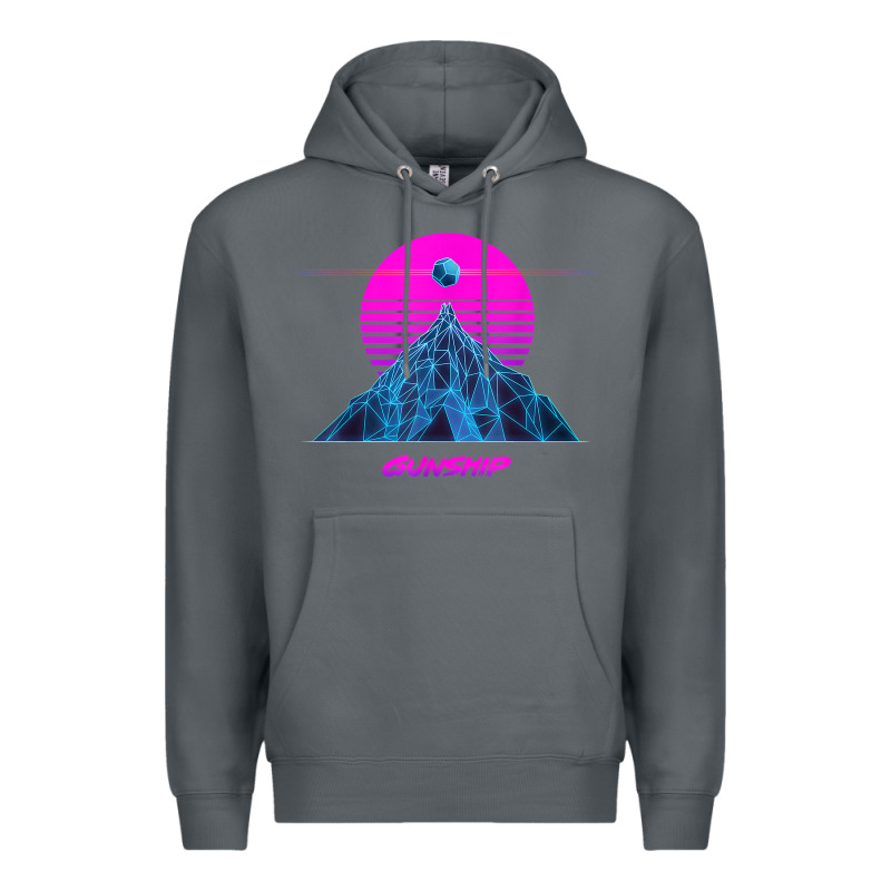 Pink Sun   Official Gunship T Shirt Premium Hoodie by linhVisuals | Teevron
