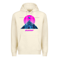 Sandshell pink sun   official gunship t shirt Premium Hoodie - linhVisuals