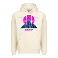 Tofu pink sun   official gunship t shirt Premium Hoodie - linhVisuals