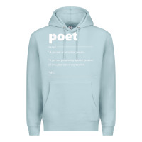 Blue Mist poet definition funny for poet drama poetry poems t shirt Premium Hoodie - linhVisuals