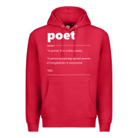 Cardinal poet definition funny for poet drama poetry poems t shirt Premium Hoodie - linhVisuals