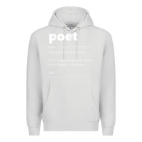 Dove Grey poet definition funny for poet drama poetry poems t shirt Premium Hoodie - linhVisuals