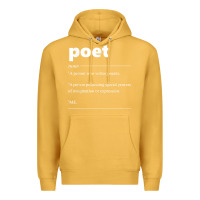 Mustard poet definition funny for poet drama poetry poems t shirt Premium Hoodie - linhVisuals