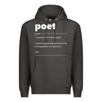 Smoke poet definition funny for poet drama poetry poems t shirt Premium Hoodie - linhVisuals