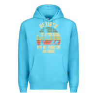 Ocean Blue retired shirt not my problem anymore funny retirement t shirt Premium Hoodie - linhVisuals